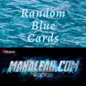 5 x Blue Magic the Gathering Rare Cards